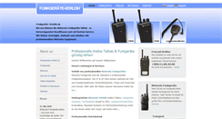 Desktop Screenshot of funkgeraete-verleih.de